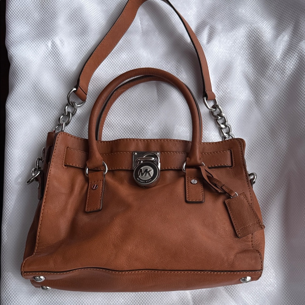 Michael Kors Brown Leather Satchel
